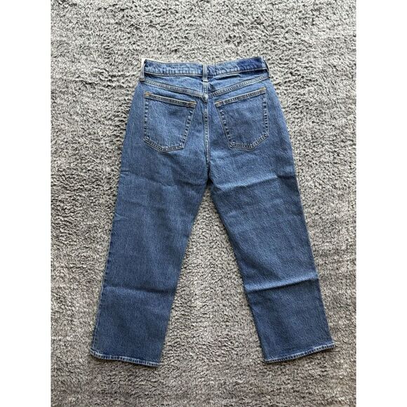 Abercrombie & Fitch The 90's Baggy Low Rise Jeans Medium Wash‎ 26/2s NWT - Picture 2 of 9